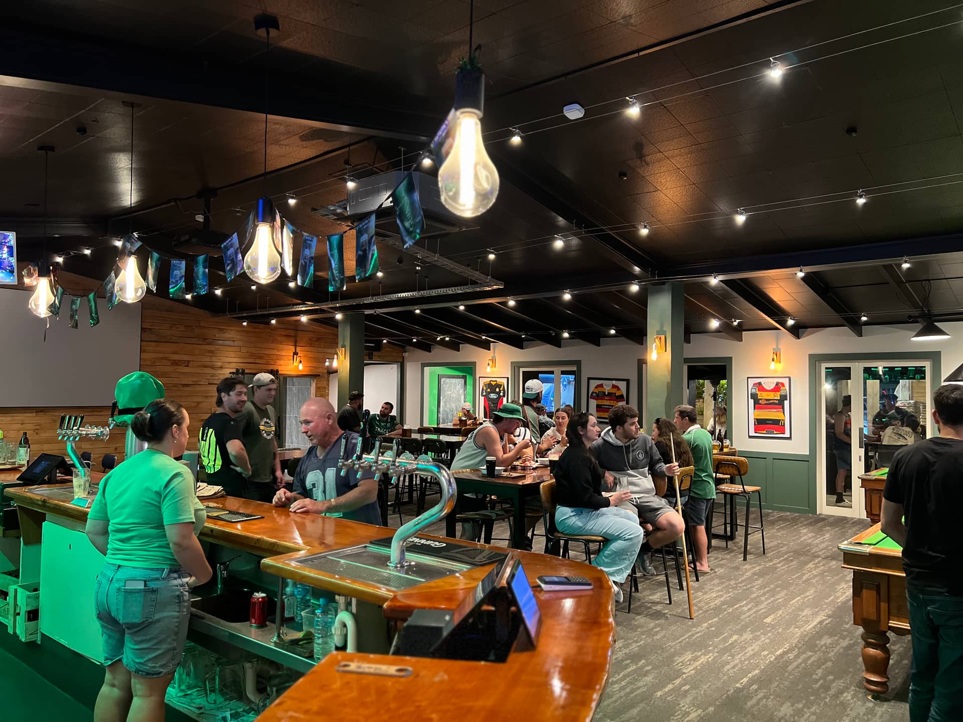 Inside the pub