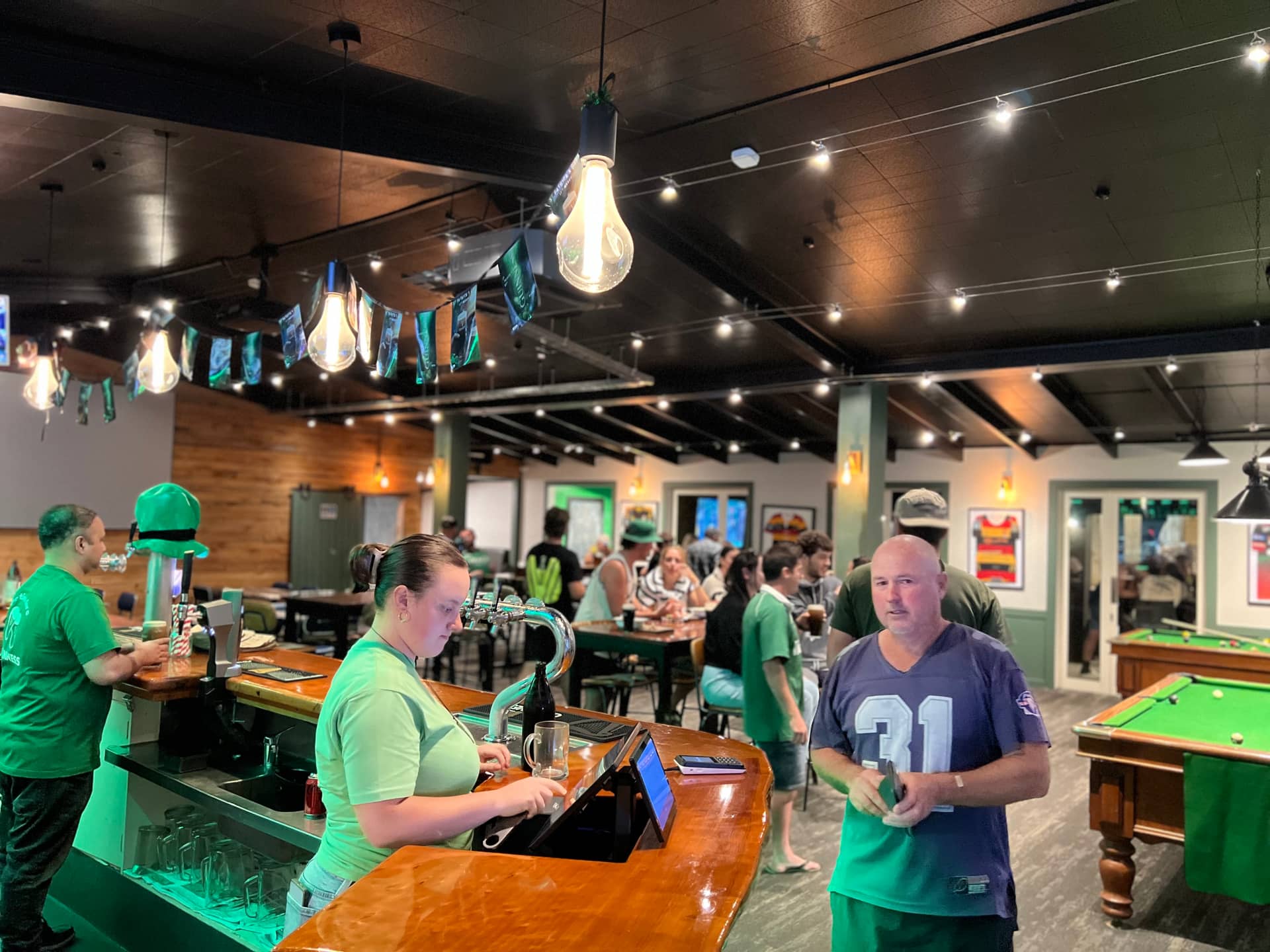 Pub bar area