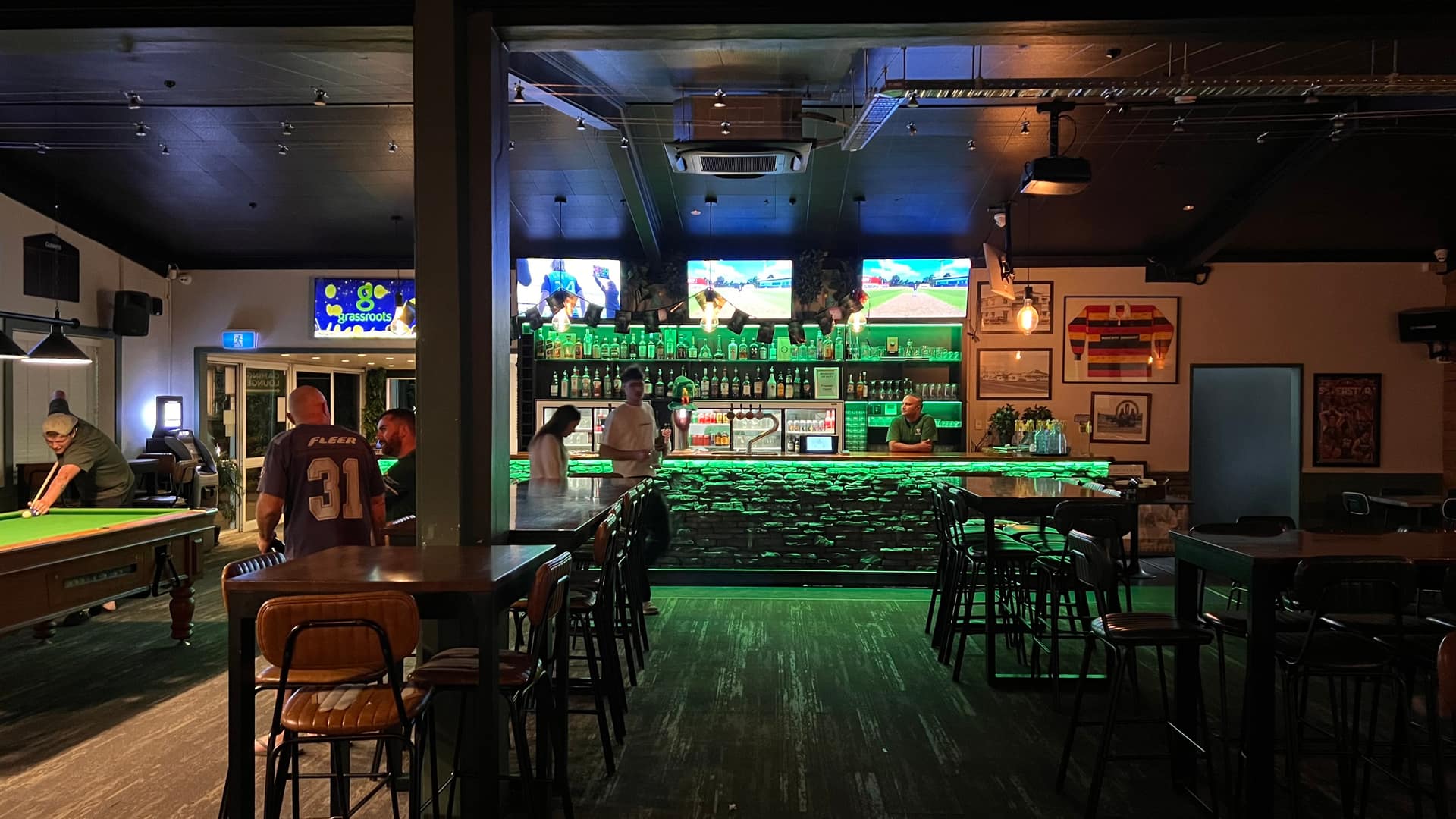 The Top Pub & Eatery interior with warm atmosphere